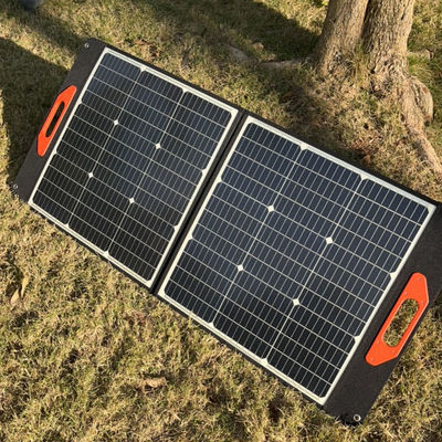 100W Panel Surya Fleksibel Hitam MSDS UN38.3 Panel Surya Lipat