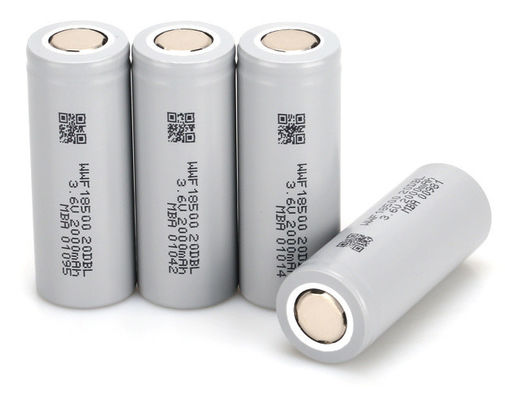 NCA Cathode Low Temperature 18650 Silinder Lithium Cells Kapasitas Besar