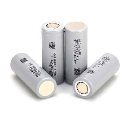 NCA Cathode Low Temperature 18650 Silinder Lithium Cells Kapasitas Besar