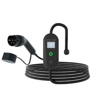 220V 16A 3.5kw Single Phase AC EV Charger Wall Mount Untuk Kendaraan Listrik