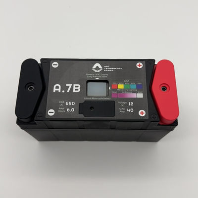 12V 6A Baterai Motor Starting Baterai Lithium 12,8 V Untuk Darurat
