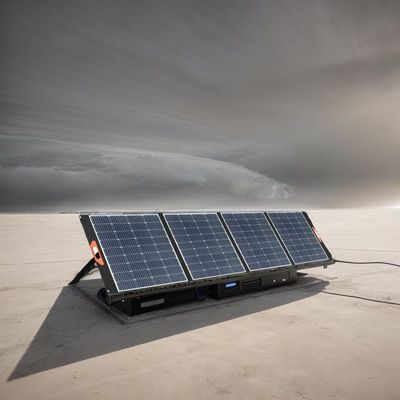 Fleksibel lipat ringan 60W Sunpower Solar PV Panel dengan Monocrystalline Silicon