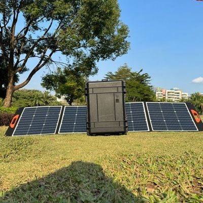 UB-120 Efisiensi Konversi 22,8% Panel Surya Silikon Monokristalin 120W Lipat