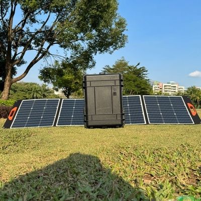 High Power Portable Solar Panel 12V 200W Panel Surya Seluler