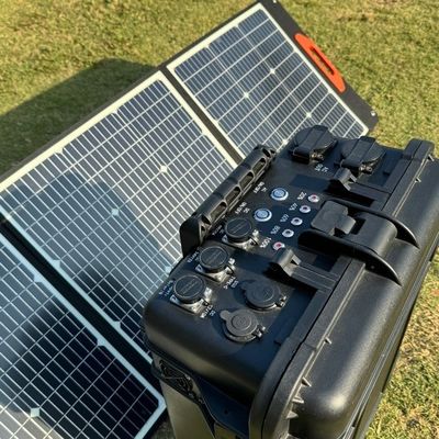 400W lipat Panel Surya Mono Silicon Lipat Solar Charger