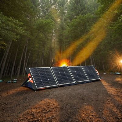 300Watt Sistem Panel Surya Darurat MSDS Portable Solar Power Generator Kit