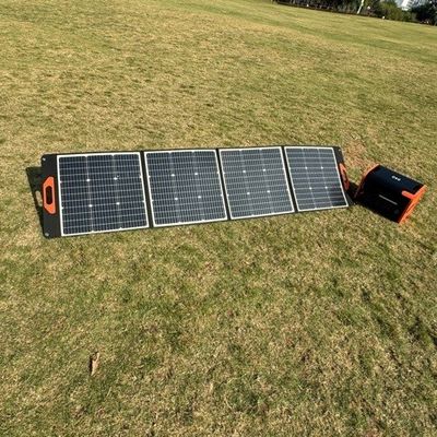 Fast Charging Folding Solar Panel Kit Disesuaikan 100w Portable Solar Panel