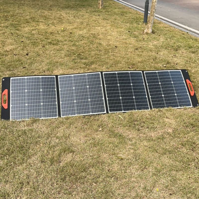 200W 12V Portable Solar Panel untuk Camping RV Yacht Lipat Ukuran 22*24.8*1.77in