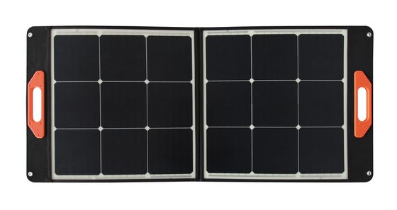 Panel surya lipat portabel 19V 5.3A 100w Panel surya lipat