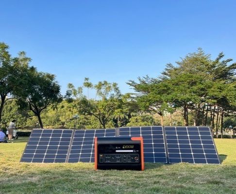 Kondisi 100W 17,7V Panel Surya Fleksibel untuk Pengecas Monocrystalline Silicon Material