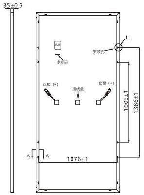 Kondisi 550W Ja Half Cell Mono PV Module untuk Sistem Energi Surya di Pasar Industri