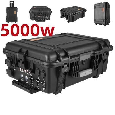 Pembangkit Listrik Mobil Darurat 5000W dengan Bahan Shell Alloy ABS dan Pengecas Surya