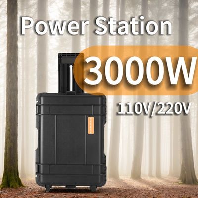 3kw Power Bank Charger Dibangun-in Pure Sine Wave Power Station untuk permintaan yang disesuaikan