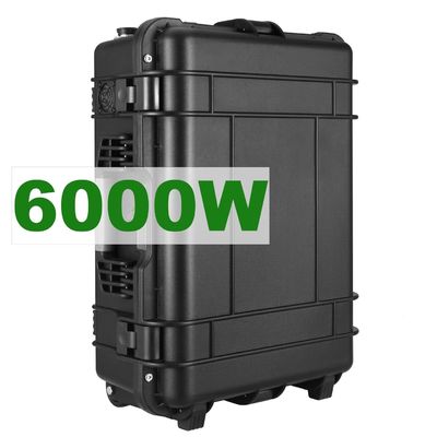 6000W Baterai Lithium Ternary Solar Generator Pembangkit Listrik untuk Kegiatan Luar Ruang