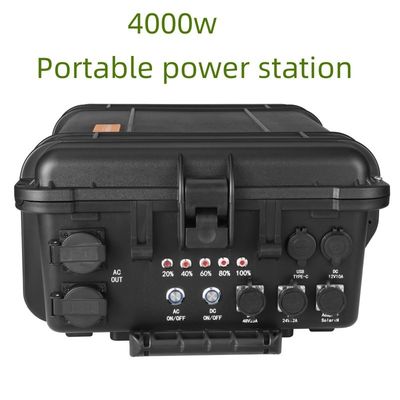 4000W 220V LiFePO4 Multi-Fungsi Mobile Power Station untuk situasi darurat