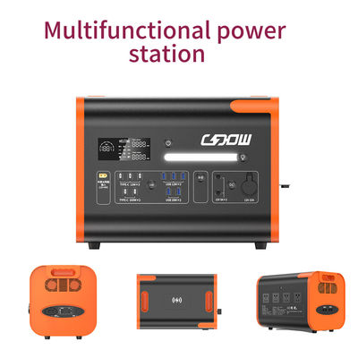Kompak 2200W Portable Solar Energy Storage Power Station Sesuai permintaan Anda