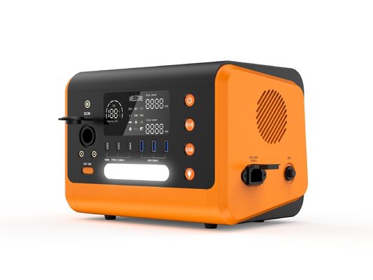 HT60 600W 700W 230V Solar LiFePO4 Lithium Battery Portable Power Station dengan Panel