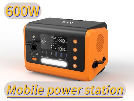 600wh Solar 600W Portable Power Station Dan 15W Wireless Charging