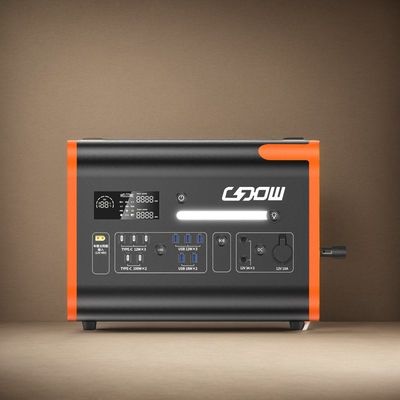 AT22 LiFePO4 Pengisian Darurat Harta Karun 2000W Pembangkit Listrik Penyimpanan Energi Berkemah Portabel