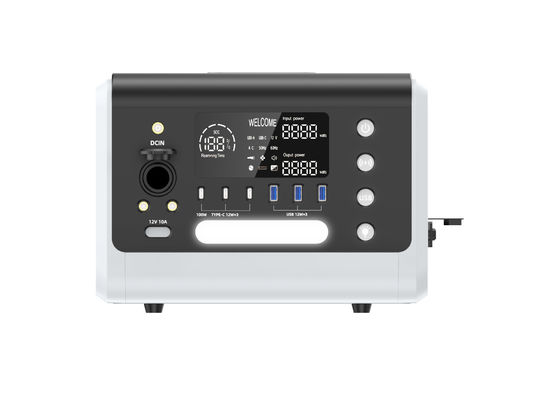 HT06 Outdoor Mobile Generator 600W Solar Power Station Portable dengan Output AC Daya Tinggi