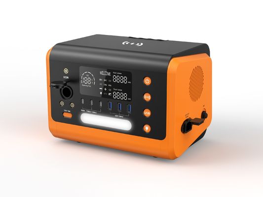 600W Solar System Portable Power Station dengan Perlindungan Keamanan dan Pengecas