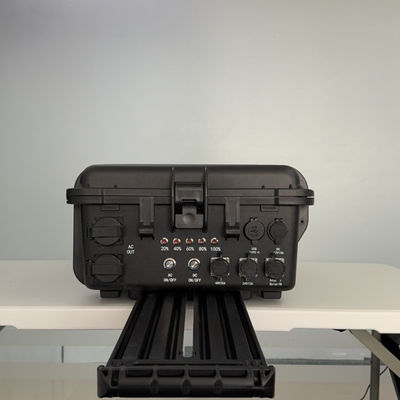 Hitam 3000W Portable Power Station AC Daya tinggi 220V Tidak ada baterai Paket yang bisa dilepas
