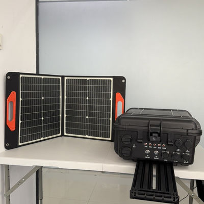 Hitam 3000W Portable Power Station AC Daya tinggi 220V Tidak ada baterai Paket yang bisa dilepas
