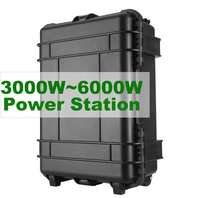 15A Max AC Output Current Portable Solar Power Station 5000W untuk Rumah dan Camping