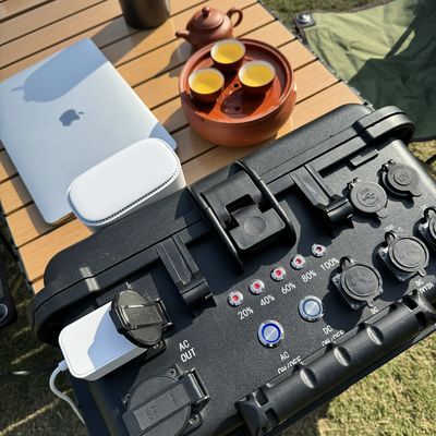 15A Max AC Output Current Portable Solar Power Station 5000W untuk Rumah dan Camping