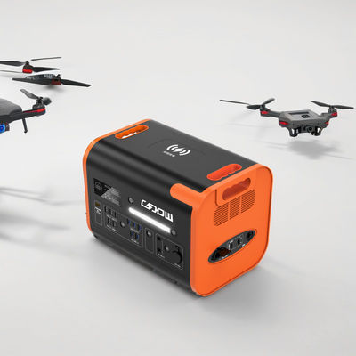 Baterai LiFePO4 Pengisian nirkabel Daya mobile 2000W 230V 110V untuk berkemah di luar ruangan