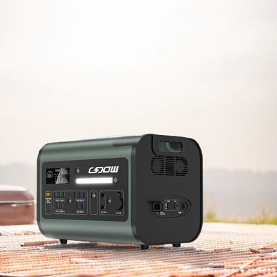 LiFePO4 Baterai Camping/Home/Stasiun Listrik Darurat 12.2000W Generator Surya Isi Ulang Sumber Daya Listrik Seluler Portable