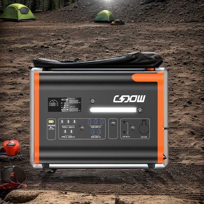 2048wh Portable Power Station Perlindungan BMS 2200W Sistem penyimpanan baterai surya