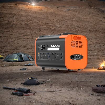 2048wh Portable Power Station Perlindungan BMS 2200W Sistem penyimpanan baterai surya