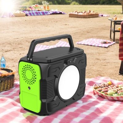 Modified Wave AC Output Camping Mobile Lithium Power Station dengan Baterai Surya 200W
