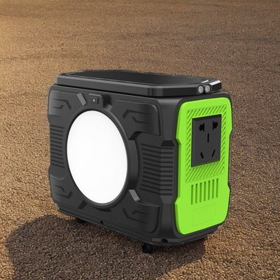 Modified Wave AC Output Camping Mobile Lithium Power Station dengan Baterai Surya 200W