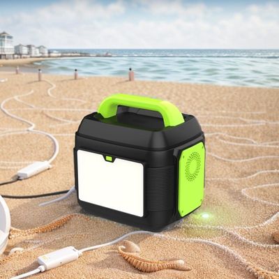 600W Outdoor Camping dan Standby Portable Solar Generator dengan Reveal LCD Display