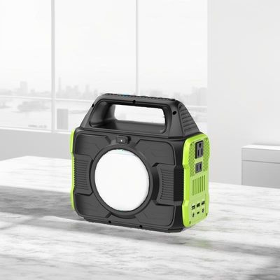 Stasiun listrik portabel 200W Lithium AC DC USB Output Baterai Generator energi surya