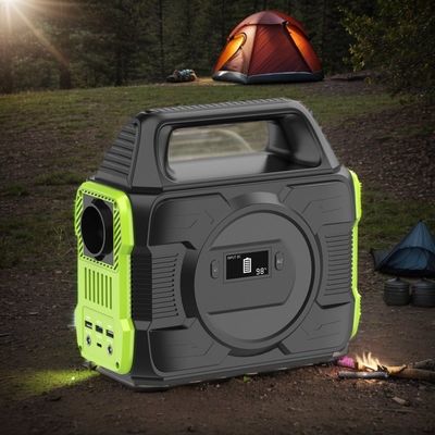 Stasiun pengisian cepat portabel 110V 300W dengan layar LCD dan kapasitas baterai 8000mAh