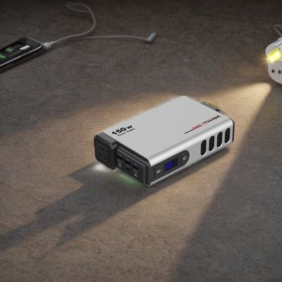 150W 110V 220V Portable Power Station AC Output untuk cadangan darurat