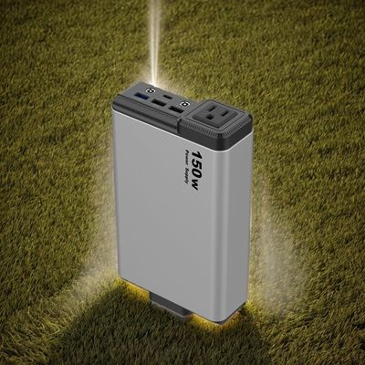 32000mAh Lithium Ion Portable Power Station 150W Output 220V AC 50Hz/60Hz Kustomisasi