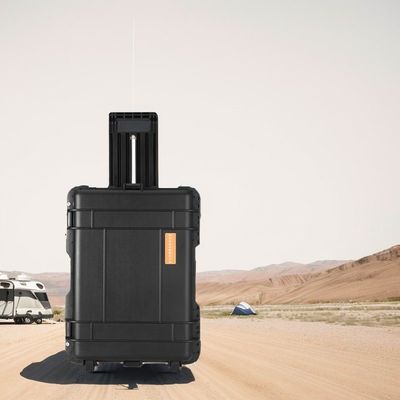 Semua Merek Kompatibel 3000wh LiFePO4 Lithium Baterai Energi Penyimpanan Sumber Daya dengan Pull Rod Wheel Desain Mudah