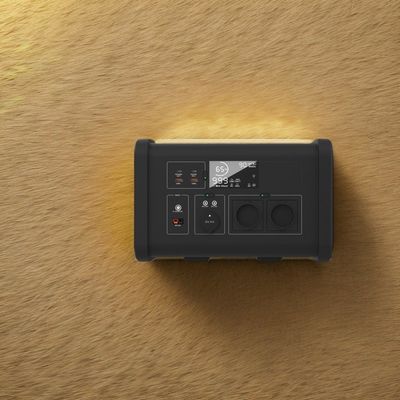 Pembangkit Listrik Penyimpanan Energi Portabel Input Tenaga Surya Cadangan Daya Darurat Keluaran AC 700W