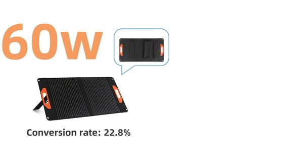 60W 100W 200W All Black Solar Module Dengan Silicon Monokristalin