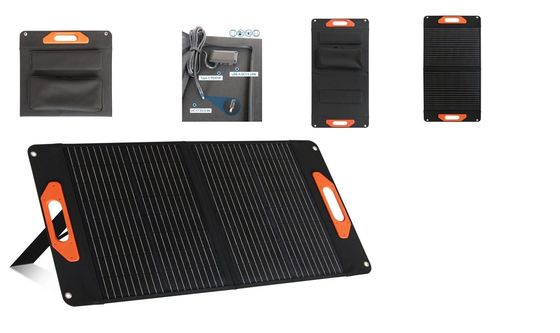 Panel Surya Kristal Hitam 100W Sel Surya Silikon Kristalin Tunggal