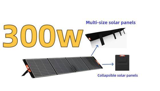 38.5V 7.8A Panel surya silikon monokristalin 300W Untuk pasokan listrik