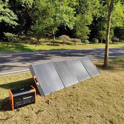 300W Lapisan Camping Panel Surya Sel Monokristalin Sistem Rumah Kecil