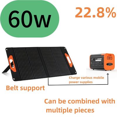 Disesuaikan Sel Surya Kristalin Mono 60W 100W 200W
