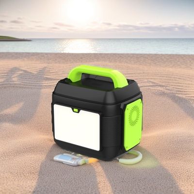 220V 600W 300W 2200W Pembangkit Listrik Seluler untuk Camping dengan Panel Surya dan Lampu LED