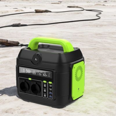 600W Suplai Energi Cadangan Darurat Bank Listrik Surya dengan MPPT dan Baterai Lithium Terner