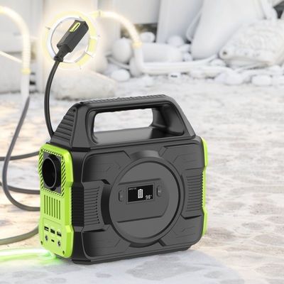 Sistem penyimpanan energi 300W yang dapat didaur ulang Stasiun listrik 2,86kg Portable untuk pasokan surya